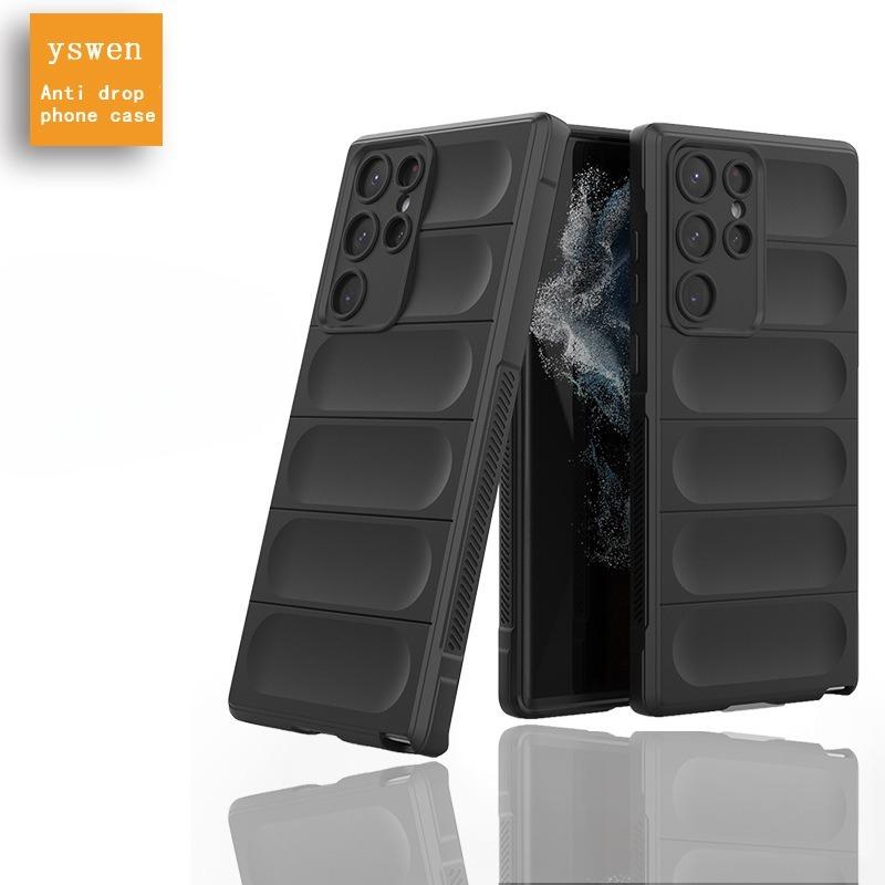 Applicable To Samsung S24s23s22 Mobile Phone Case Business Fall Anti Fall Samsung A53a73m55m52 Protective Case Full Cover for Men