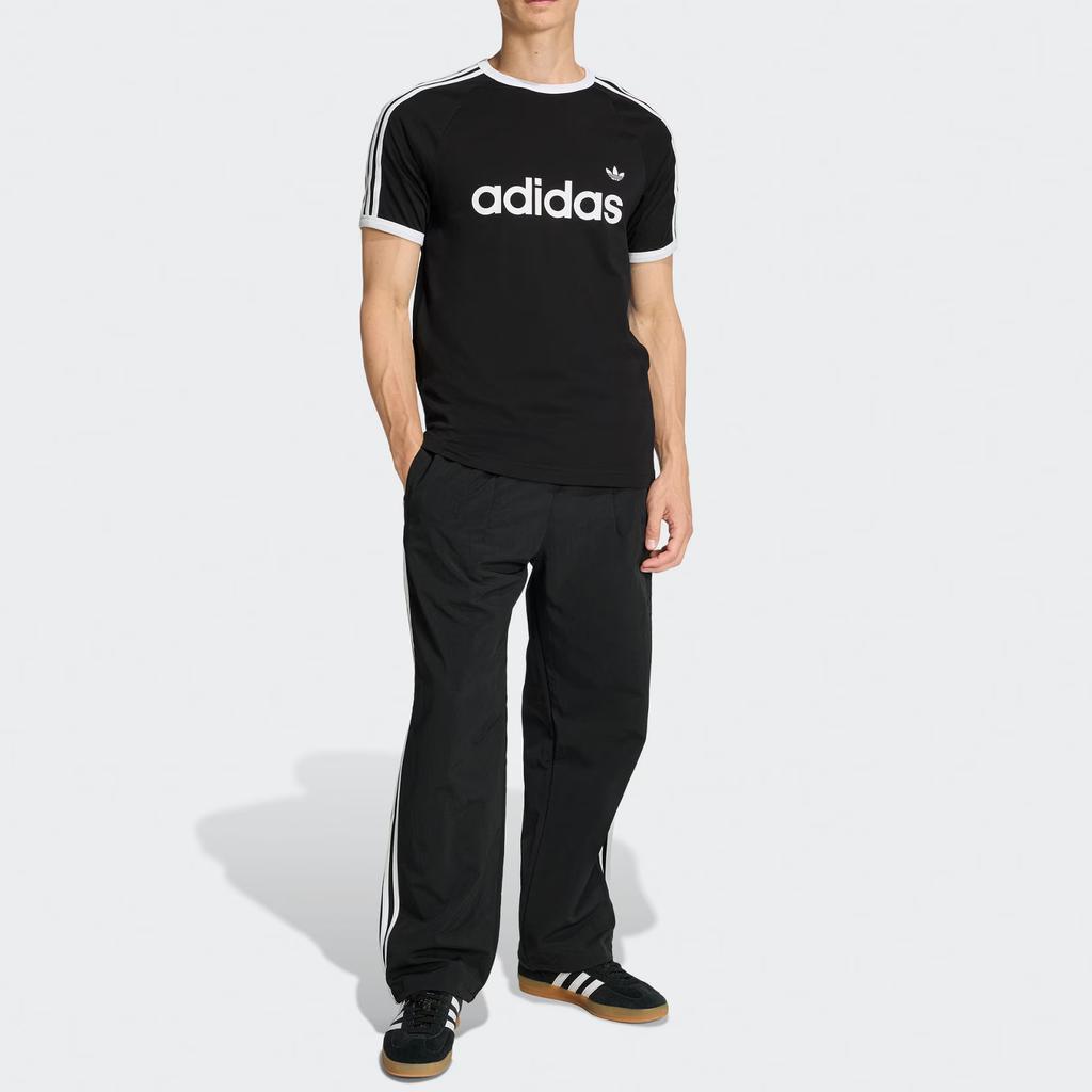 Adidas Originals Adicolor Sport Loose Fit Striped Drawstring Casual Pants Men Bottoms KE3589