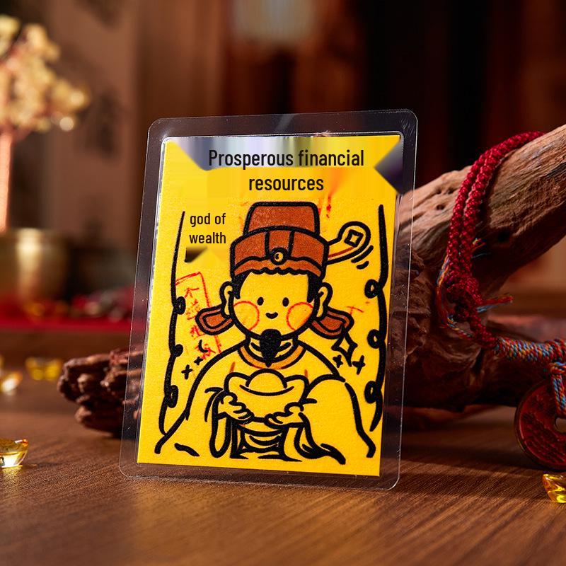 Blessing Stickers: Putuo Mountain Guanyin, Longhu Mountain Wenchang, Lingyin God of Wealth Scenic Designs
