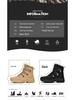 Men's Large Outdoor Hiking Boots: Wear-Resistant, Anti-Kick Military Style for Camping and Sports.