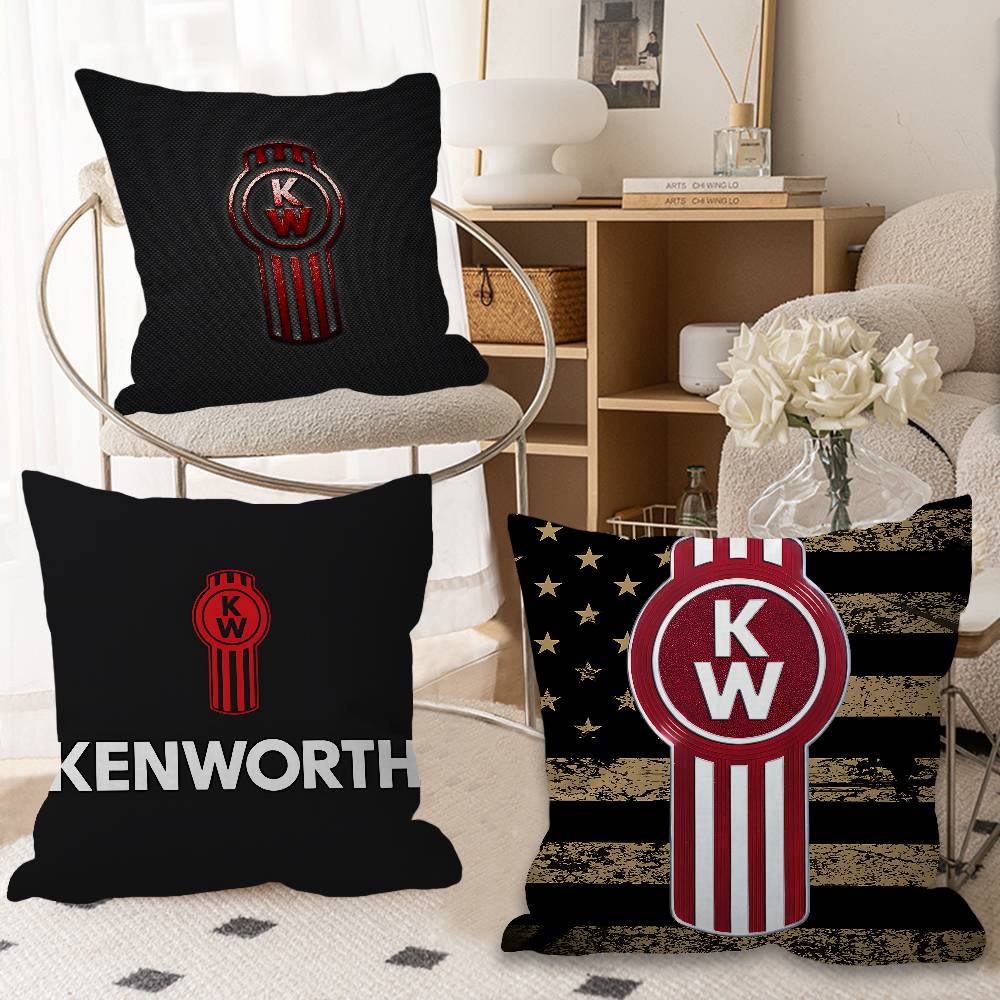 KENWORTH Logo Pillowcases Home Bedding Decorative Pillow Cover Wedding Super Soft Pillow Case