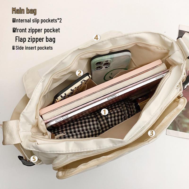 Heaven Official's Blessing Ita Umhängetasche aus Canvas - Schulter-Tragetasche & Schulrucksack im chinesischen Stil