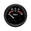 Car Voltmeter Guage with Black Dial and Round Pane 12V Universal for Repair Modification Durable Automotive Accessories premium