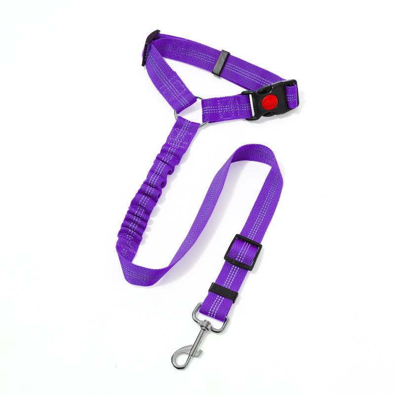 Pet Car Safety Belt with Round Ring for Dogs