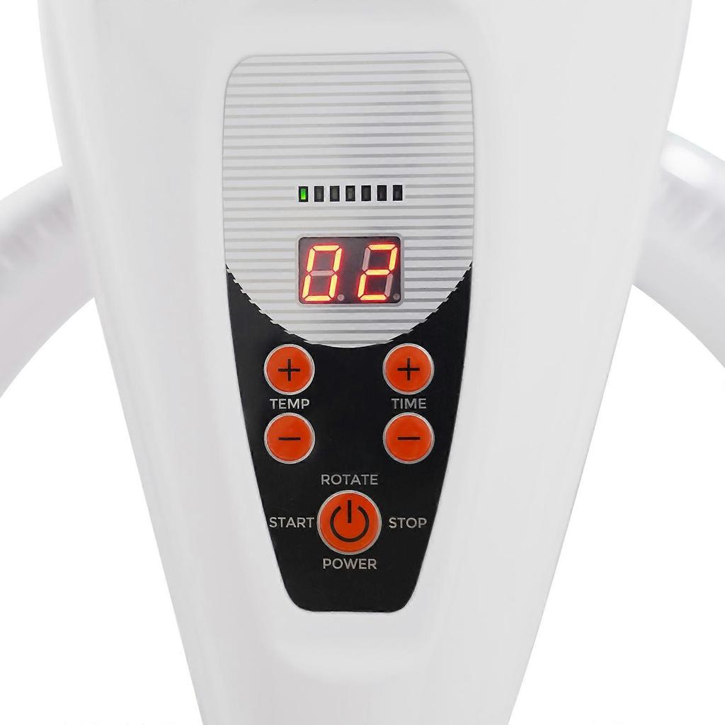 950W Free-Standing Rotating Hair Dryer Salon Perm Styling Hair Dryer Temperature& Time Adjustable Hair Processor