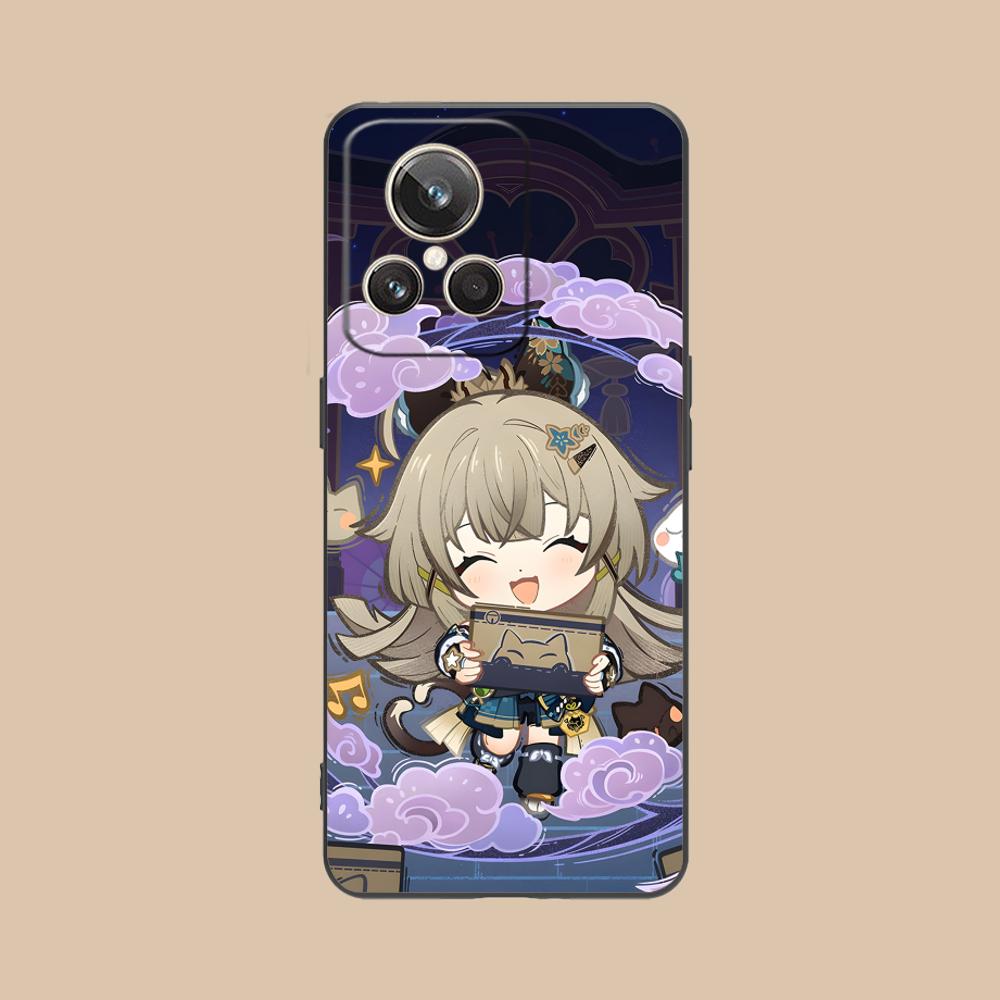 Game GI Kirara Mobile Phone Case for Realme GT 8 Neo Pro C75 73 71 C67 65 C55 53 C35 31 C20 15 Colorful Printing Cover Pretty