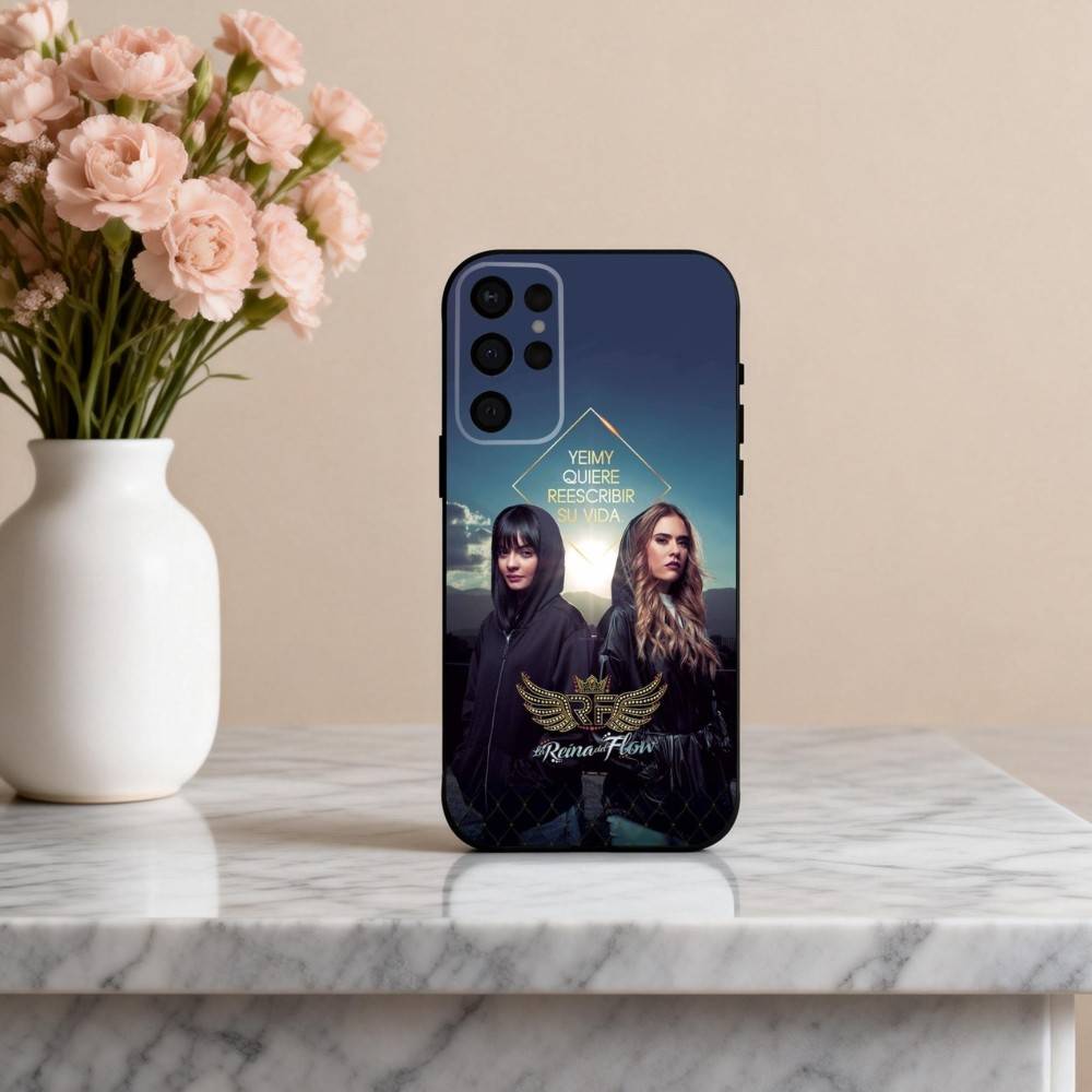 Queen of Flow La R-Reina Del F-Flow  Phone Case For Samsung S25,S24,S21,S22,S23,S30,Ultra,S20,Plus,Others Soft Black Case