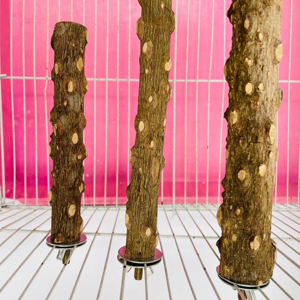 10/15/20/25/30cm Bird Claw Beak Grinding Bar Bite Resistant Bird Cage Sticks Bird Standing Pole Pepper Wood