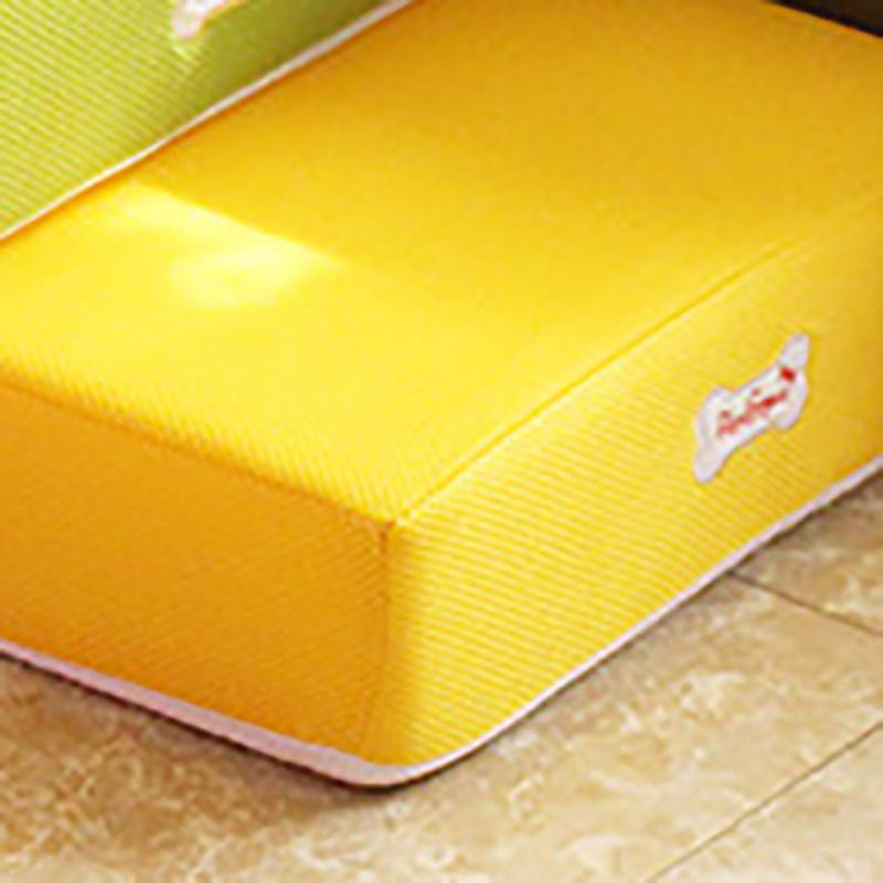 Pet Colored Spliced Staircase with 2 Steps Pet Dog Foldable and Removable for Washing Dog Accessories
