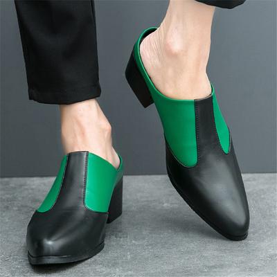Neue Designer Herren Halbschuhe in gemischten Farben aus Lackleder für Herren Mules Sandalen Freizeitschuhe Luxus Loafer Hausschuhe