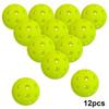 6/12Pcs Pickleball 74Mm Durable 40 Holes Outdoor Pickleballs Outdoor For Competition Pickleball Packs Of Pickleballs