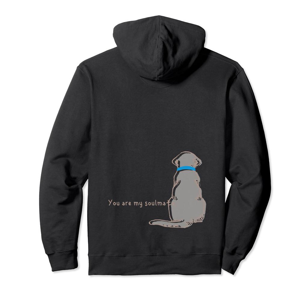 Soulmate Soulmate Dog Labrador Retriever Destiny Best Friend Hoodie for Men and Women (Back Print)