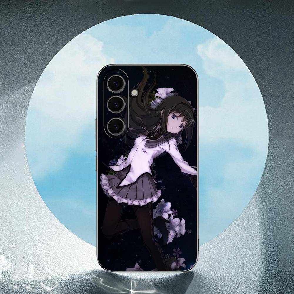 

Хомура Акеми Для Samsung Galaxy S23 S24 S25 Ultra S22 Plus S21 Черный Мягкий Чехол Водонепроницаемый Мягкий Чехол SamsungS23 5G