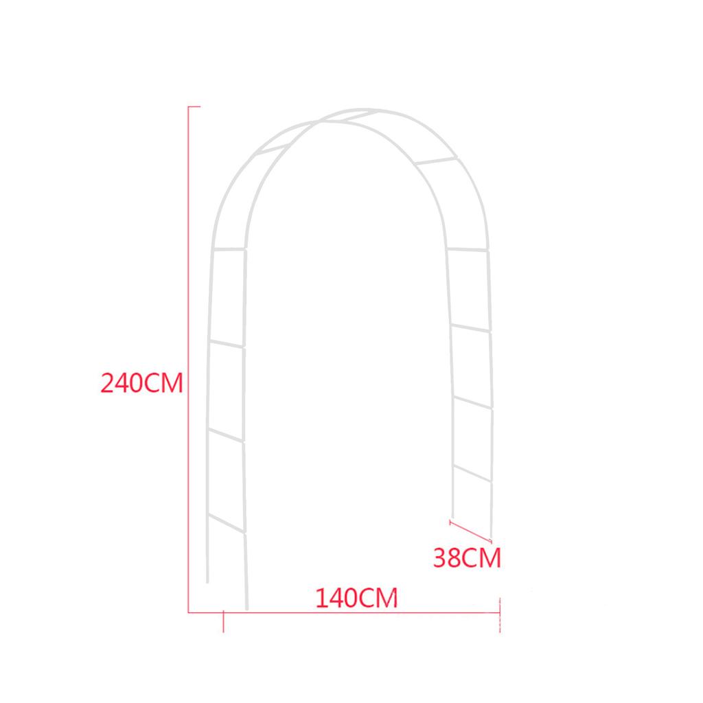 Trädgårdsbåge Arbors Spaljéväxter Stativ för Utomhus Trädgård Bröllopsceremoni festdekoration