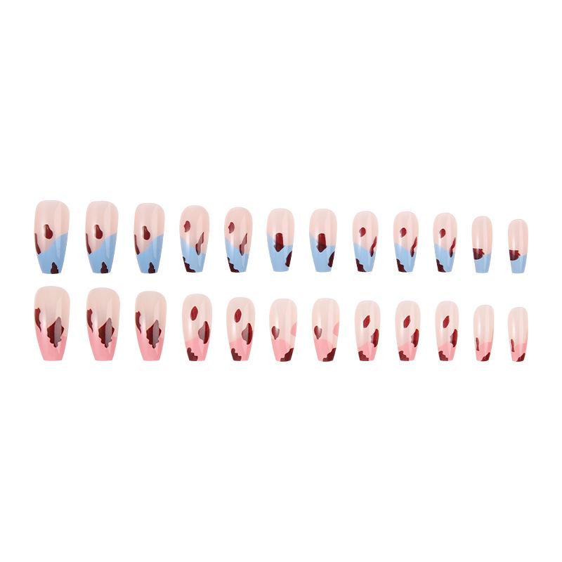 Chocolate Leopard Ombre Press-on Nails - Cool, Stylish Nail Stickers and Tips