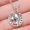 Unicorn Horse Fantasy Pendant Antique Bronze Metal Women Choker Necklace High Quality Gift