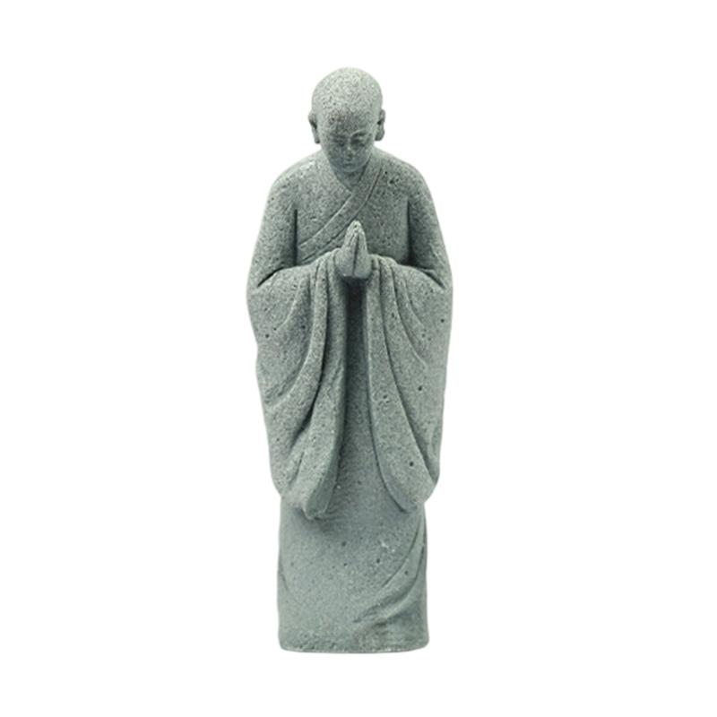 

Aquarium Accessories,Buddhas Figurines Praying Monk Statues Resin Buddhas Ornament for Fish Tanks Office Home Decors S