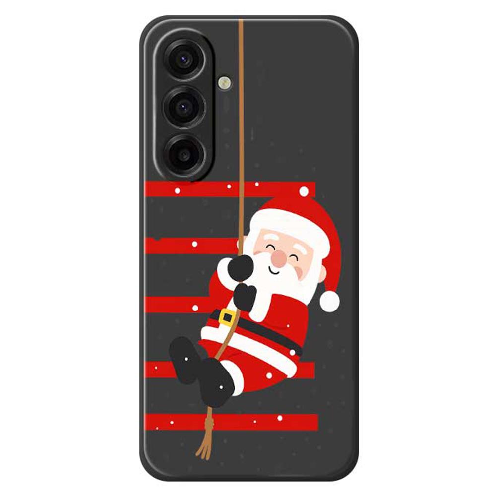 For Samsung Galaxy A17 5G Case Santa Claus Pattern Printing Straight Edge TPU Phone Back Cover