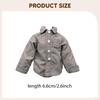 1/ Figure Shirt 6 inch Male Clothes Realistic Miniature Soft Cosplay Model DIY Doll Dressing