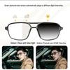 AI Smart Photochromic Bluetooth Glasses for Outdoor Cycling with Music and Call Features