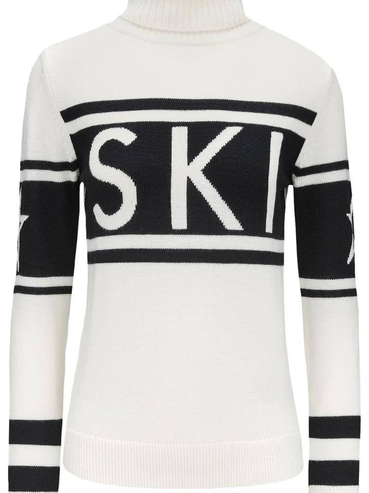 

Элегантный Харадзюку Осень/Зима Новый Жаккардовый Вязаный Свитер с Буквенной Полосой Модный Высокий Воротник Приталенный Трендовый Женский Свитер M