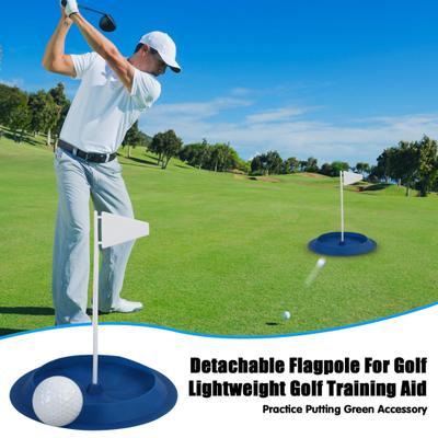 Taza de Putting de Golf con Bandera de Silicona para Hoyo de Golf, Ayuda de Entrenamiento de Putting de Golf para Interiores y Exteriores, Práctica en Casa y Patio Trasero