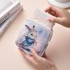 Cute PU Sanitary Pads Bag Large Capacity Multipurpose Coin Purse Mini Data Cables Organizer