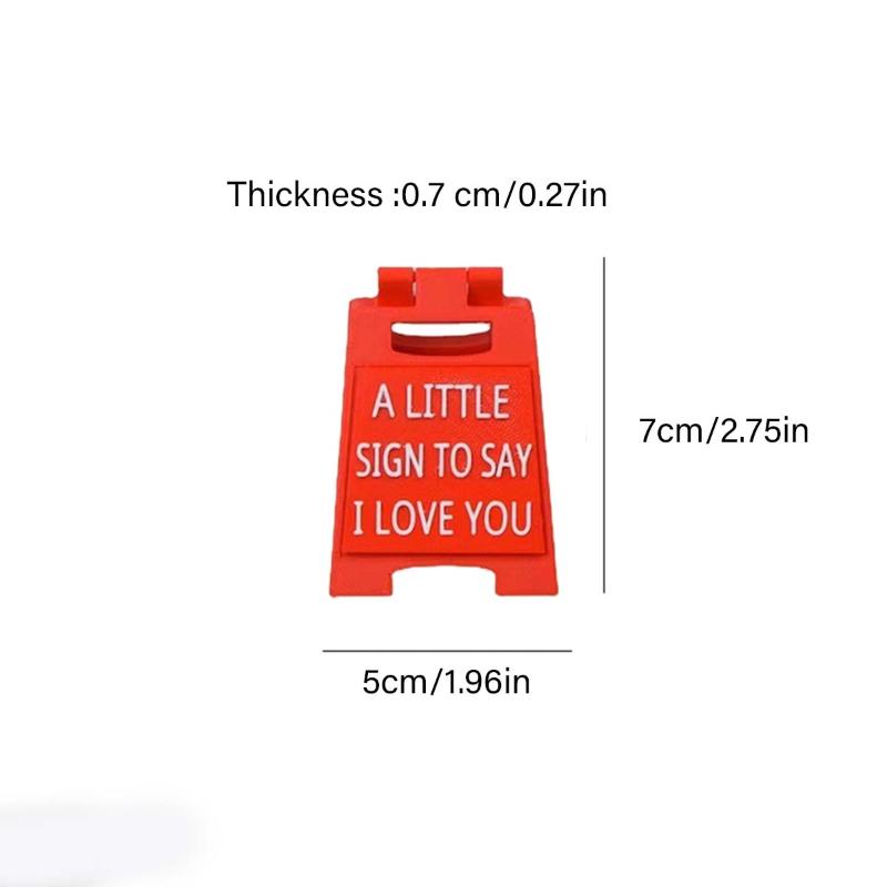 Valentine's Day Gift - Romantic I Love You Logo - Fun Valentine's Day Gift - Wedding Gift for Girlfriend, Wife, Fianc é - Love Theme Mini Logo Jewelry