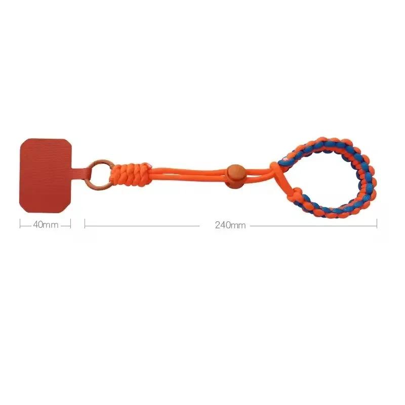 Universal Adjustable Mobile Phone Self-locking Anti-loss Lanyard for iPhone Samsung Case Short Wrist Strap Cell Phone Strap