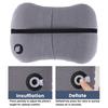 Outdoor Travel Inflatable Pillow with Removable Washable Cover Ergonomic Ultralight Camping Backpacking Hiking Neck Lumbar Support Sleeping Head