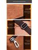 Men's PU Leather Vertical Crossbody Shoulder Bag - Business Casual Handbag and Travel Backpack
