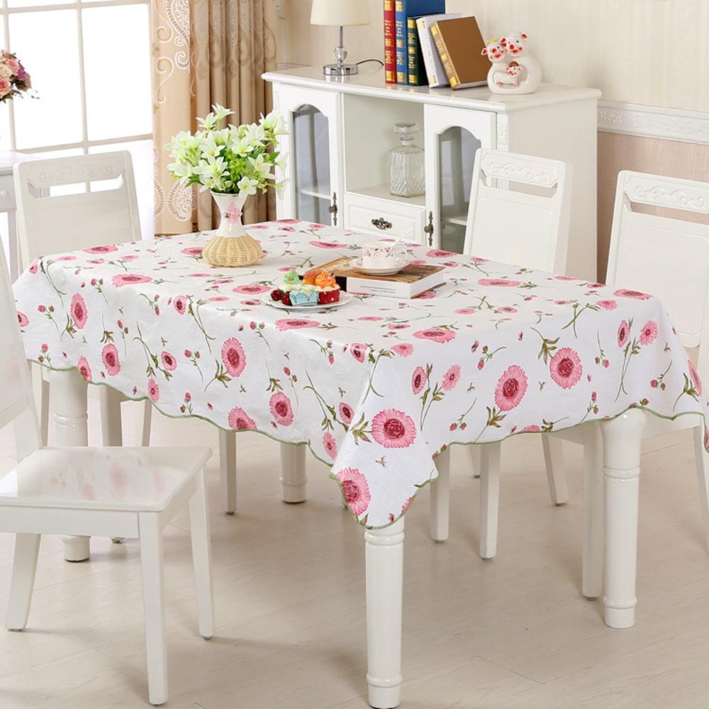Voděodolný potah na stůl s ochranou proti opaření, domácí ubrus na konferenční stolek, dekorace na jídelní stůl