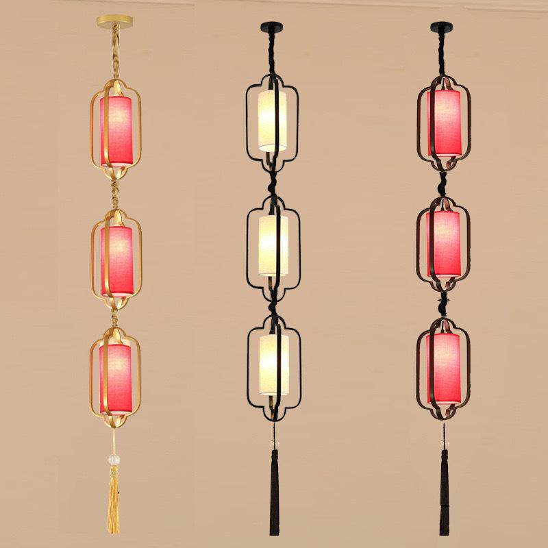 Chinese Zen Style Single Head Pendant Light for Restaurant, Bedroom, Tea Room, Corridor, and Dining Room