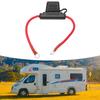 8AWG Fuse Holder Waterproof Fuse Holder PVC + Copper 30cm 12-24V Vehicle Marine Circuit Change Waterproof Cover Design