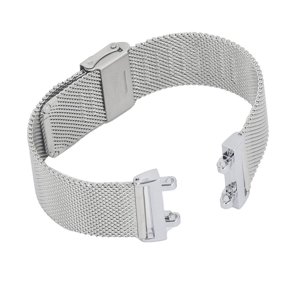 Mesh Watch Band Professional Stylish Simple Polished Adjustable Metal Watch Strap with Buckle for