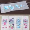 3Pcs Portable Eco-friendly Flower Cute Foldable Vase Wedding Office Home Decoration Random PVC Plastic Flower Vase