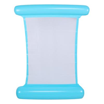 Portable Floating Inflatable Water Bed Foldable Hammock Swimming Pool Floating ChairBlue