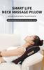 Dual-Use Electric Neck, Shoulder, and Back Massager Pillow for Home and Car