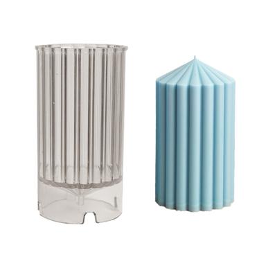 Kaba Raf Ucu Kokulu Mum Kalıbı Geometrik Şekil Plastik Mum Yapım Kalıpları Parafin Yapımı İçin
