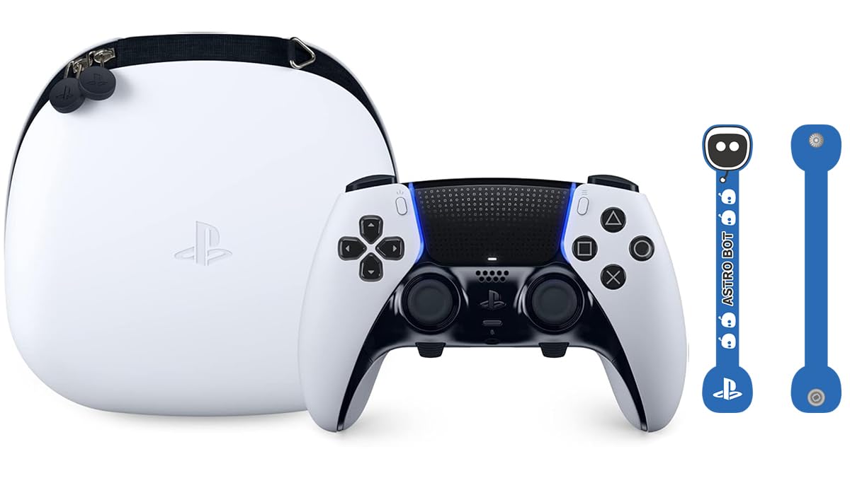 

Genuine DualSense Edge Wireless Controller with Astro Bot Design Cord Holder (CFI-ZCP1J) білий