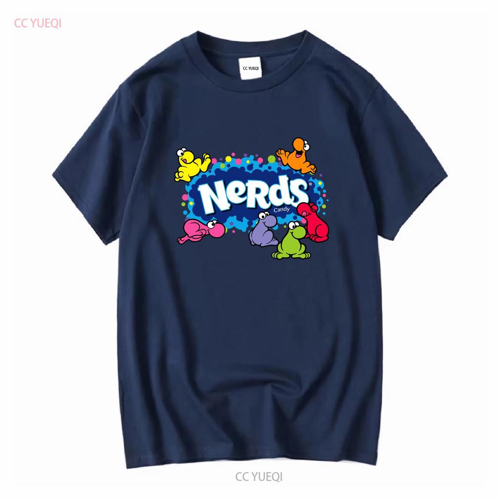 Nerds candy gummy clusters t shirt vintage Washed Versatile designer clothes Stretched graphic Breathable homme streetwear