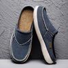 Men Half Slippers Canvas Shoes Luxury Designer Slip On Shoes Summer Breathable Lightweight Dropshipping