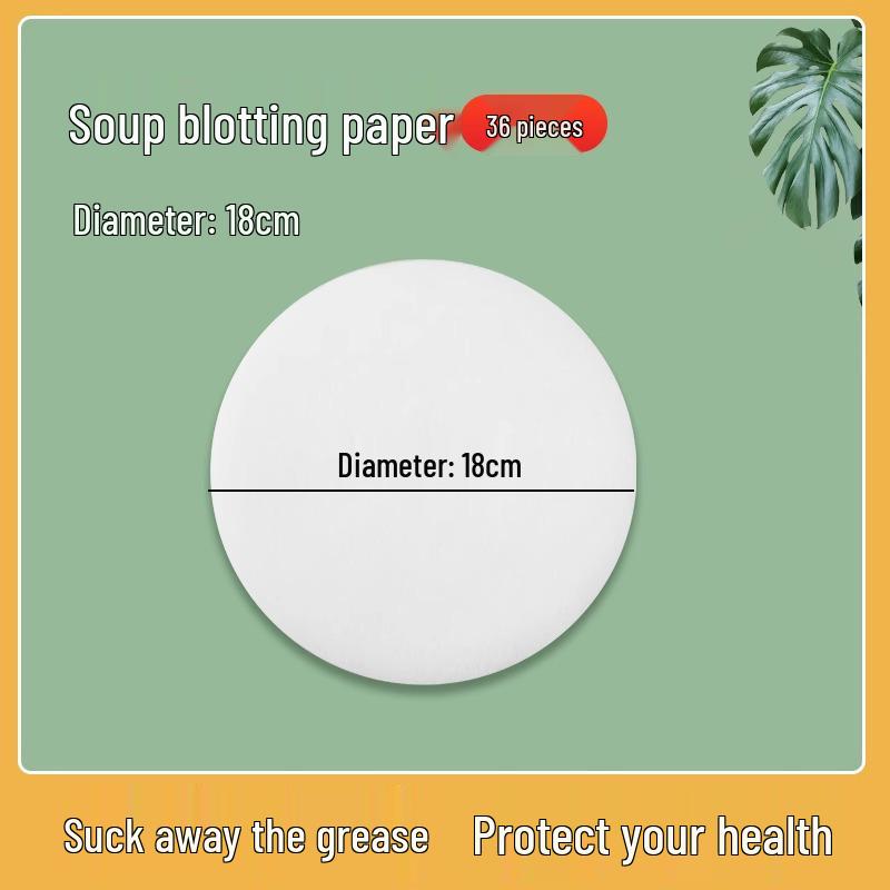 Food Grade Oil Absorbing Sheets for Soup and Simmering - Oil Filtering Paper and Cloth