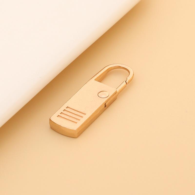 5pcs Removable Lock Head Accessories, Clothes, Bags, Repair, Universal Zipper Head, Drop Down Jacket, Universal Zipper Buckle, Small
