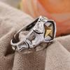 Original Design Retro Cross Star Thai Silver Unisex Rings Body For Women Men New Year Gifts No Fade Cheap