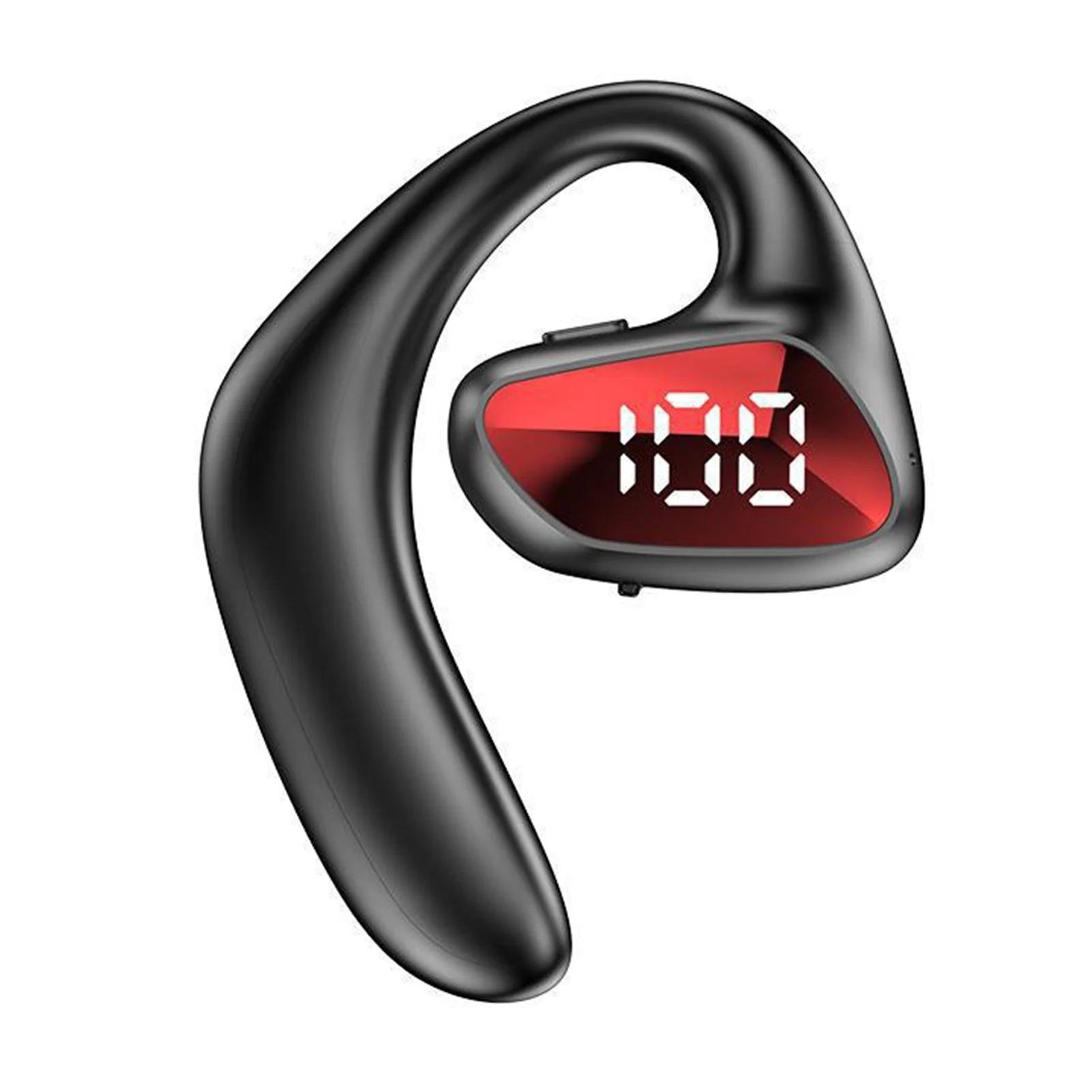 

Беспроводная гарнитура с технологией костной проводимости. Односторонняя конструкция открытого уха. Дисплей мощности. Беспроводные наушники для бега. 1 piece красный