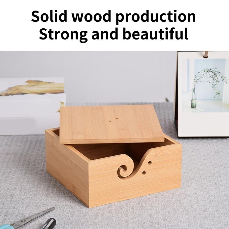 Square Knitting Bowl Crocheting Bowl Wool Holder Knitting Bowl Holder Wool Storage Bowl Knitting Accessories for Daily