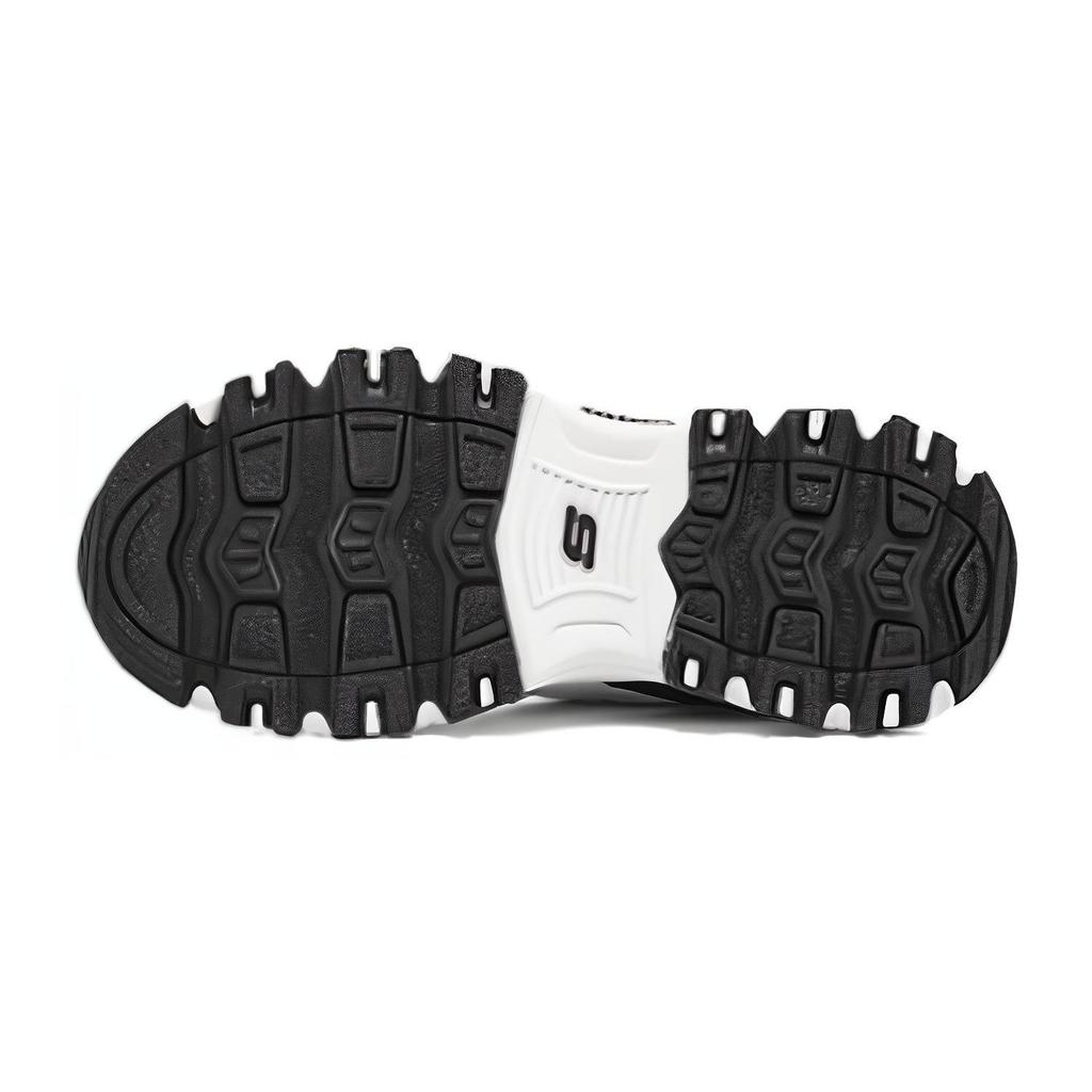 Skechers DLites Comfortable Versatile Low-Top Casual Shoes Kids Sneakers Black White 319002L-WBK