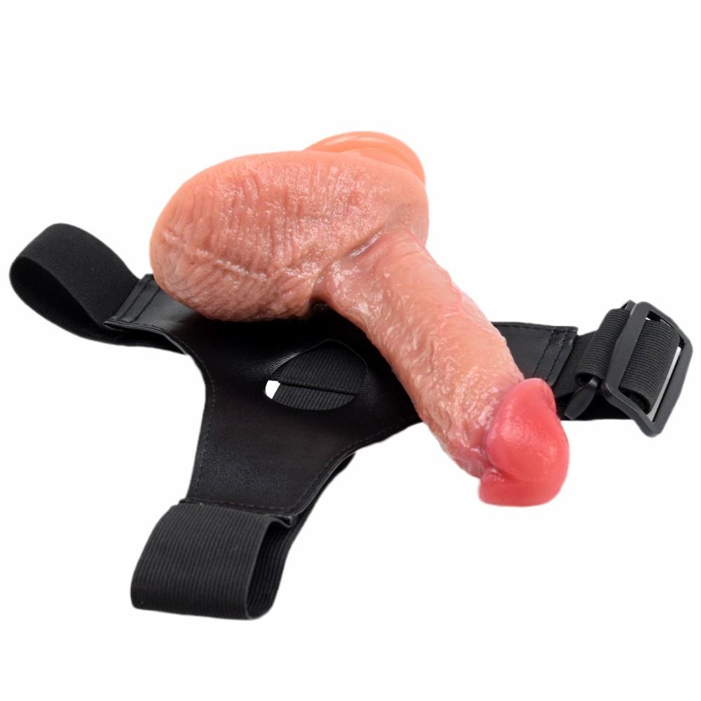 Strap On Wearable Dildo Pants Adult Toy  Femdom Pegging  Penis for Anal Plug Fisting Chastity BDSM Realistic Dildo
