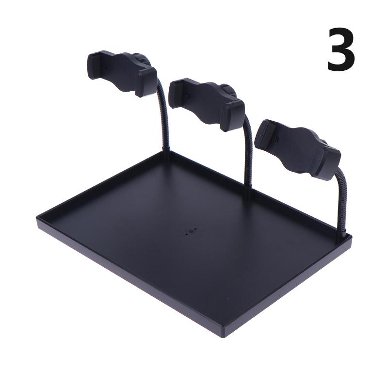 Microphone Stand Sound Card Tray 1 Set Sturdy Plastic Bracket Easy Install for Live Streaming Vlogging Online Class